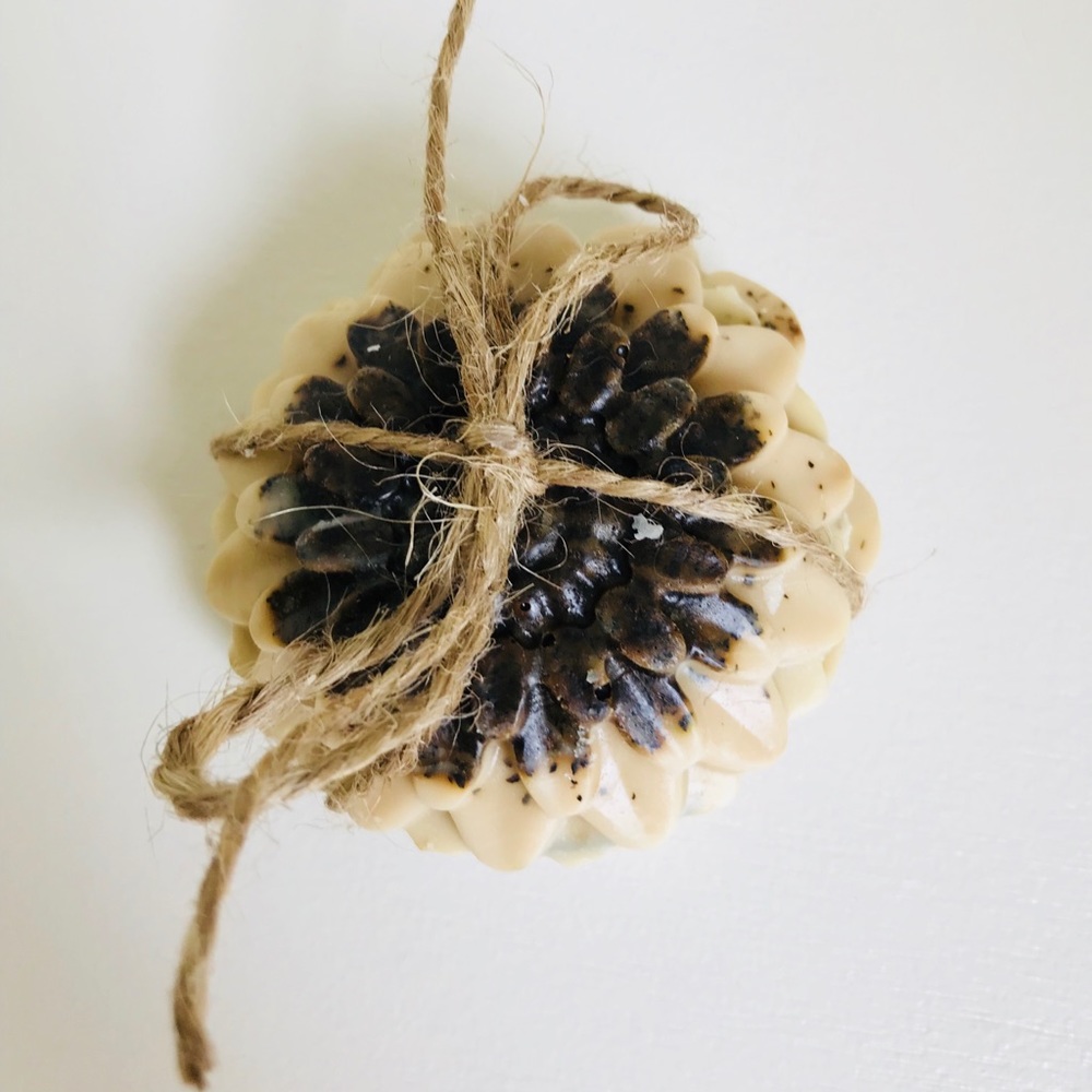 Flower shaped soap